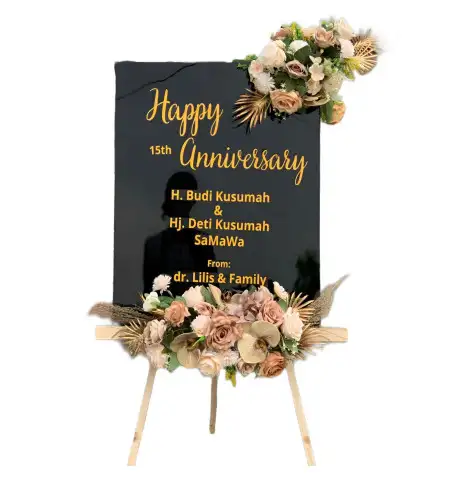 Papan Bunga Akrilik Galeh